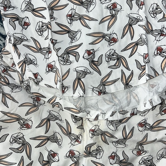 Looney Tunes Buggs Bunny Shirt Pants Pajama Comfort Set Unisex Small - Picture 4 of 4